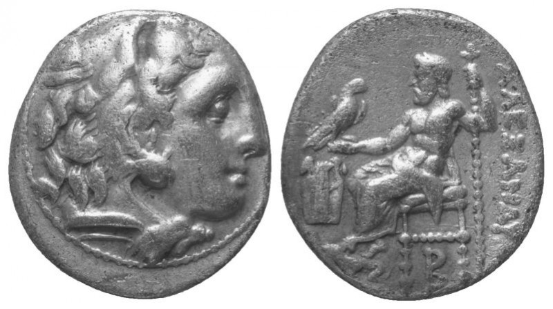 Königreich Makedonien. Alexander III. der Große (336 - 323 v. Chr.).

 Drachme...