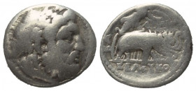 Seleukidisches Königreich. Seleukos I. Nikator (312 - 281 v. Chr.).

 Drachme (Silber). 312 - 281 v. Chr. Seleukeia II.
Vs: Kopf des Zeus mit Lorbe...