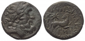 Seleukis und Pierien. Antiochia am Orontes. Pseudo-autonome Prägung.

 Bronze. 12 / 13 n. Chr. (Jahr 43).
Legat Q. Caecilius Metellus Creticus Sila...