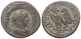 Seleukis und Pierien. Antiochia am Orontes. Philippus I. Arabs (244 - 249 n. Chr.).

 Tetradrachme (Billon). 248 - 249 n. Chr.
Vs: Büste in Vordera...