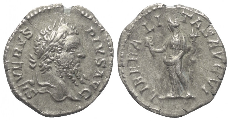 Septimius Severus (193 - 211 n. Chr.).

 Denar (Silber). 202 - 210 n. Chr. Rom...