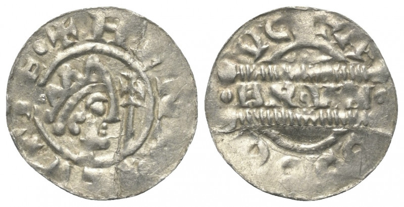 Friesland - Grafschaft. Bruno III. (1038 - 1057).

 Denar (Silber). Dokkum.
V...