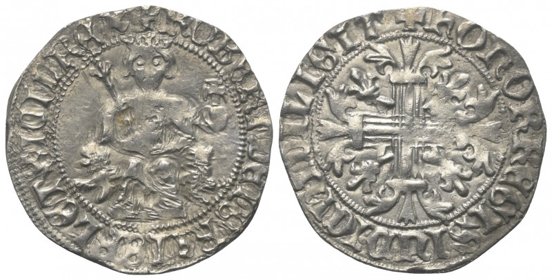 Italien. Neapel - Königreich. Robert von Anjou (1309 - 1343).

 Gigliato (Silb...