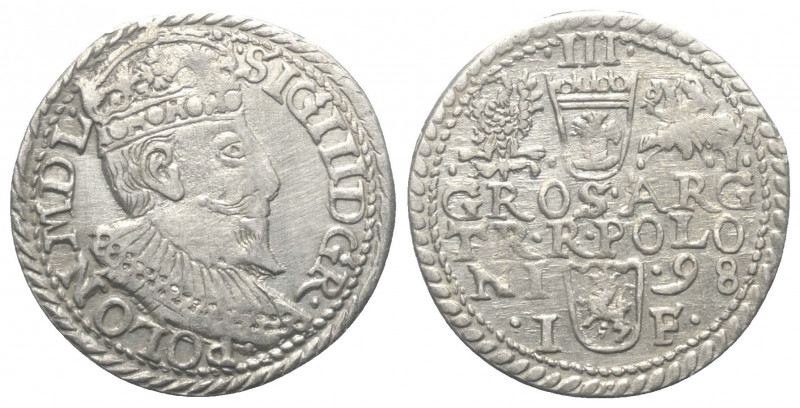 Polen. Königreich. Sigismund III. Wasa (1587 - 1632).

 Dreigröscher (Silber)....