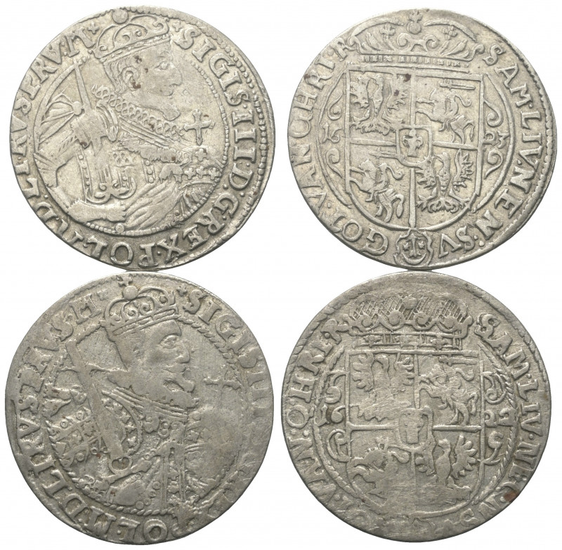 Polen. Königreich. Sigismund III. Wasa (1587 - 1632).

 Ort. 1622 und 1623. Br...