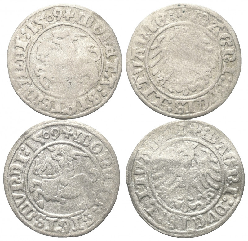 Polen. Litauen. Sigismund I. Stary (1506 - 1544).

 Halbgroschen (Silber). 150...