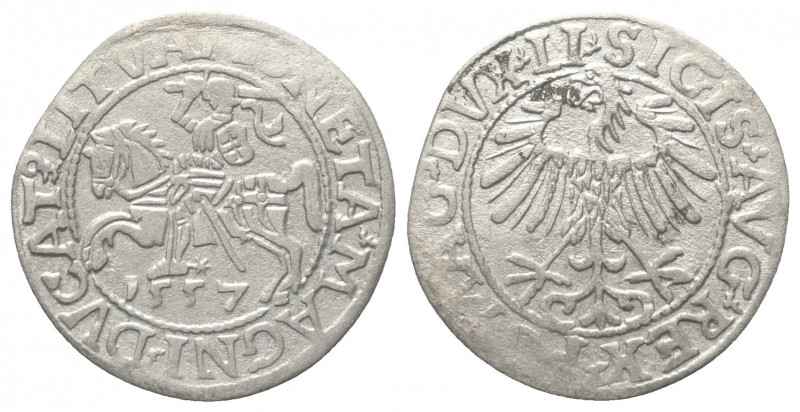 Polen. Litauen. Sigismund II. August (1545 - 1572).

 Halbgroschen (Silber). 1...