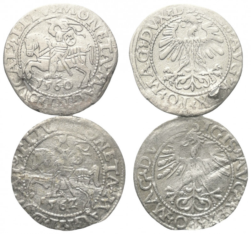 Polen. Litauen. Sigismund II. August (1545 - 1572).

 Halbgroschen (Silber). 1...