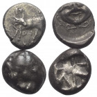 Griechische Münzen - Lots.


Parion (Mysien).

Lot (2 Stück, Silber): Drachme, 5. - 4. Jhdt. v. Chr.

Sehr schön.

Verkauft wie besehen, kein...