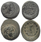 Griechische Münzen - Lots.


Sardeis (Lydien).

Lot (2 Stück): Bronze, 3. - 1. Jhdt. v. Chr.

Sehr schön.

Verkauft wie besehen, keine Rückga...