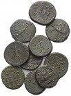 Provinzialrömische Münzen - Lots.


Philippi (Makedonien).

Lot (10 Stück): Bronze; 1. Jhdt. n. Chr.

Sehr schön - fast sehr schön.

Verkauft...