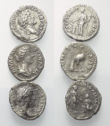 Römische Münzen - Lots. Kaiserzeit.


Lot (3 Stück, Silber): Denare

Hadrianus, Antoninus Pius und Faustina II. Sehr schön.