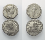 Römische Münzen - Lots. Kaiserzeit.


Lot (2 Stück, Silber): Denare.

Hadrianus und Severus Alexander. Sehr schön.