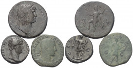 Römische Münzen - Lots. Kaiserzeit.


Lot (3 Stück): Sesterz (Hadrianus), As (Hadrianus) und Severus Alexander (Sesterz). Fast sehr schön.