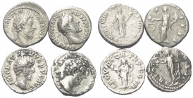 Römische Münzen - Lots. Kaiserzeit.


Lot (4 Stück, Silber): Denare.

Antoninus Pius, Marcus Aurelius, Lucius Verus und Commodus. Sehr schön.