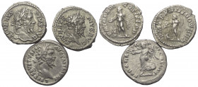 Römische Münzen - Lots. Kaiserzeit.


Lot (3 Stück, Silber): Septimius Severus Denare. Meist fast vorzüglich.