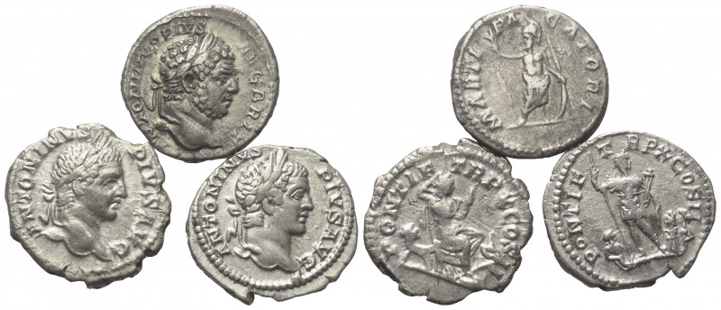 Römische Münzen - Lots. Kaiserzeit.


Lot (3 Stück, Silber): Caracalla Denare...