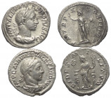 Römische Münzen - Lots. Kaiserzeit.


Lot (2 Stück, Silber): Severus Alexander Denare. Sehr schön.