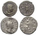 Römische Münzen - Lots. Kaiserzeit.


Lot (2 Stück, Silber): Denar (Severus Alexander) und Antoninian (Herennia Etruscilla). Sehr schön und fast vo...
