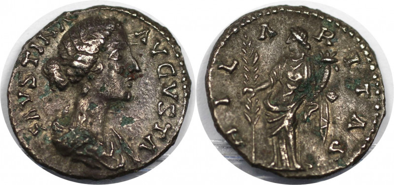 Denar 147 - 175 n. Chr 
Römische Münzen, MÜNZEN DER RÖMISCHEN KAISERZEIT. Faust...