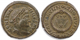 Follis 307 - 337 n. Chr 
Römische Münzen, MÜNZEN DER RÖMISCHEN KAISERZEIT. Constantinus I. (307-337 n. Chr). Follis. (2.50 g. 19 mm) Vs.: CONSTANTINV...