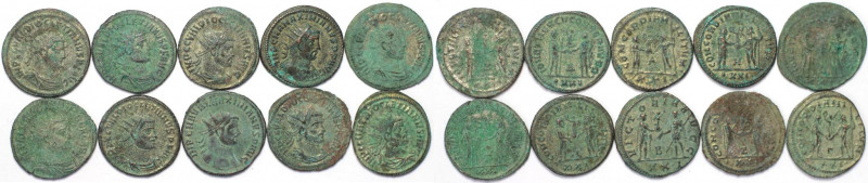 Lot von 10 Münzen 284 - 310 n. Chr 
Römische Münzen, Lots und Sammlungen römisc...