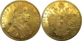 4 Dukaten 1905 
RDR – Habsburg – Österreich, KAISERREICH ÖSTERREICH. Franz Joseph I. (1848-1916). 4 Dukaten 1905, Wien. Gold. 13,95 g. Jaeger 345, Fr...