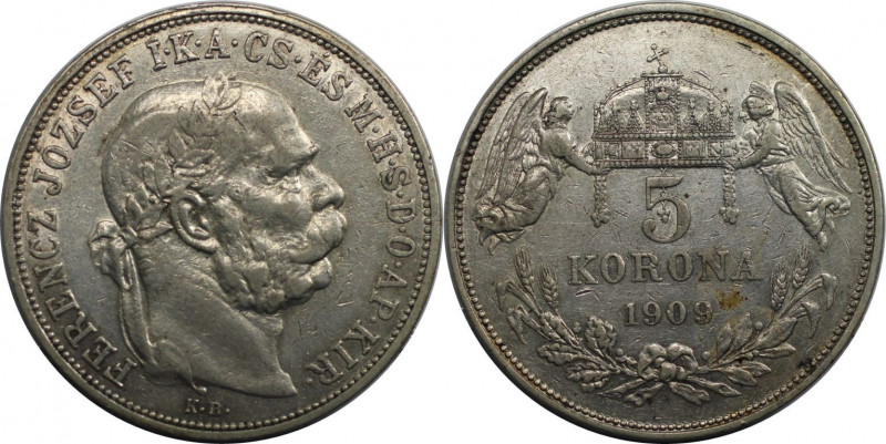 5 Korona 1909 KB
RDR – Habsburg – Österreich, KAISERREICH ÖSTERREICH. Österreic...