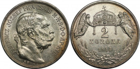 2 Korona 1913 KB
RDR – Habsburg – Österreich, KAISERREICH ÖSTERREICH. Österreich-Ungarn. Franz Joseph I. 2 Korona 1913 KB. 10,0 g. 0.835 Silber. 0.27...
