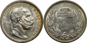 1 Korona 1916 KB
RDR – Habsburg – Österreich, KAISERREICH ÖSTERREICH. Österreich-Ungarn. Franz Joseph I. 1 Korona 1916 KB. 5,0 g. 0.835 Silber. 0.13 ...