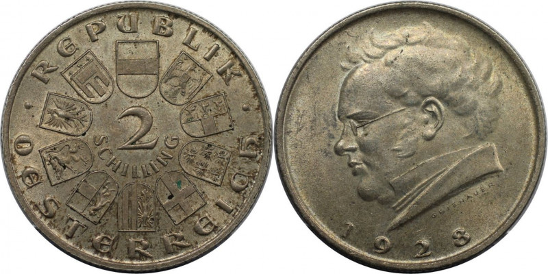 2 Schilling 1928 
RDR – Habsburg – Österreich, REPUBLIK ÖSTERREICH. 100 Jahre F...