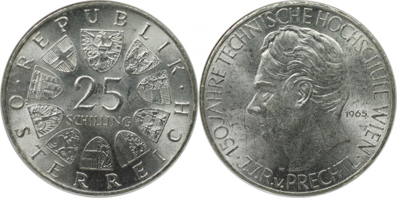 25 Schilling 1965 
RDR – Habsburg – Österreich, REPUBLIK ÖSTERREICH. 150 Jahre ...