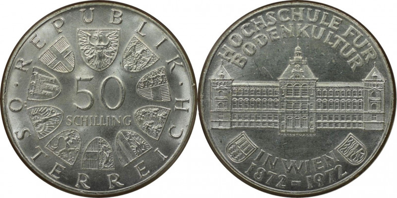 50 Schilling 1972 
RDR – Habsburg – Österreich, REPUBLIK ÖSTERREICH. 100 Jahre ...