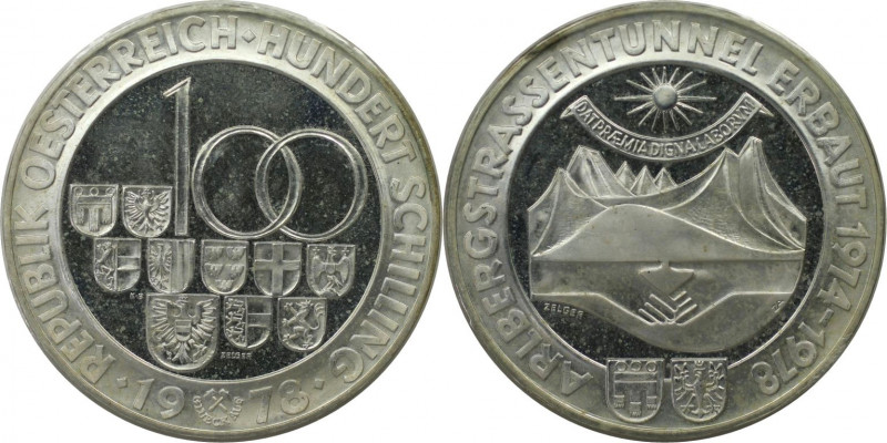 100 Schilling 1978 
RDR – Habsburg – Österreich, REPUBLIK ÖSTERREICH. Eröffnung...