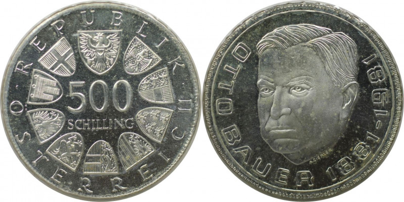 500 Schilling 1981 
RDR – Habsburg – Österreich, REPUBLIK ÖSTERREICH. 100. Gebu...