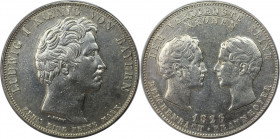 Geschichtstaler 1826 
Altdeutsche Münzen und Medaillen, BAYERN / BAVARIA. Ludwig I. (1825-1848). Reichenbach und Fraunhofer. Geschichtstaler 1826. Si...