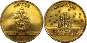 Goldmedaille zu einem Dukaten ND (18. Jahrhundert) 
Altdeutsche Münzen und Medaillen, NÜRNBERG, STADT. Goldmedaille zu einem Dukaten ND (18. Jahrhund...