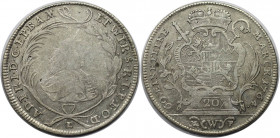 20 Kreuzer 1764 L MWP
Altdeutsche Münzen und Medaillen, WÜRZBURG - BISTUM. Adam Friedrich von Seinsheim (1755-1779). 20 Kreuzer 1764 L / MWP. Silber....