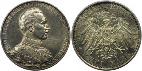 2 Mark 1913 A
Deutsche Münzen und Medaillen ab 1871, REICHSSILBERMÜNZEN, Preußen. Wilhelm II. (1888-1918). 2 Mark 1913 A, 25 jähriges Regierungsjubil...