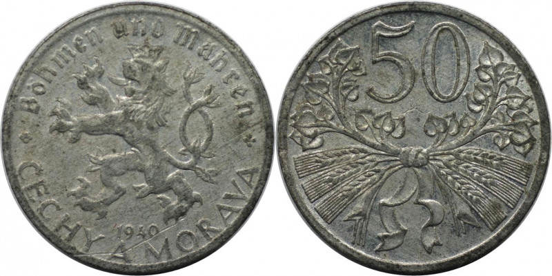 50 Heller 1940 
Deutsche Münzen und Medaillen ab 1871, DEUTSCHE NEBENGEBIETE. P...
