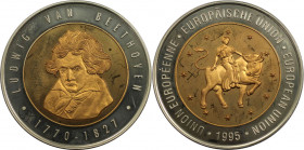 Medaille 1995 
Deutsche Münzen und Medaillen ab 1945, BUNDESREPUBLIK DEUTSCHLAND. Beethoven. Medaille 1995. Stempelglanz