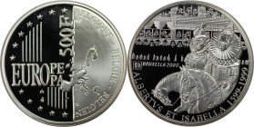 500 Francs 1999 
Europäische Münzen und Medaillen, Belgien / Belgium. Albert und Isabella. 500 Francs 1999. 22,85 g. 0.925 Silber. 0.68 OZ. KM 212. P...