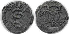 Blei-1 Kas ND 
Europäische Münzen und Medaillen, Dänemark / Denmark. DÄNEMARK DÄNISCH-OSTINDIEN TRANKEBAR. Christian V (1670-1699). Blei-1 Kas ND (16...