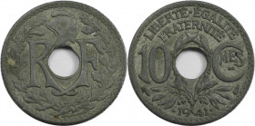 10 Centimes 1941 
Europäische Münzen und Medaillen, Frankreich / France. 10 Centimes 1941. Zink. KM 896. Vorzüglich