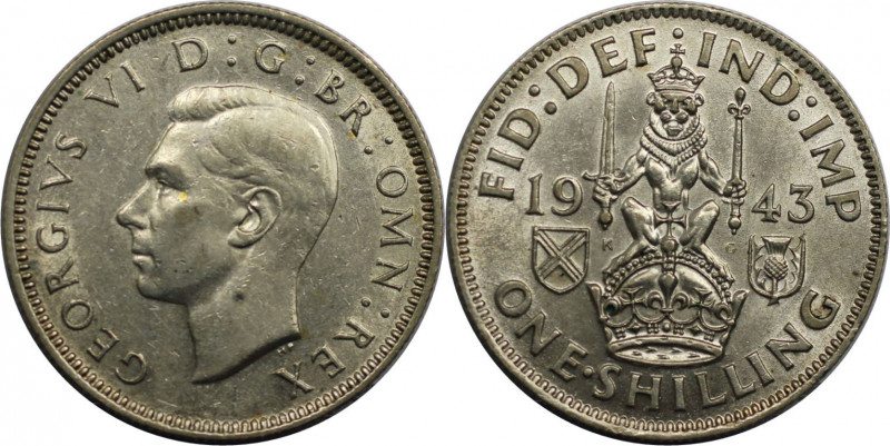 1 Shilling 1943 
Europäische Münzen und Medaillen, Großbritannien / Vereinigtes...