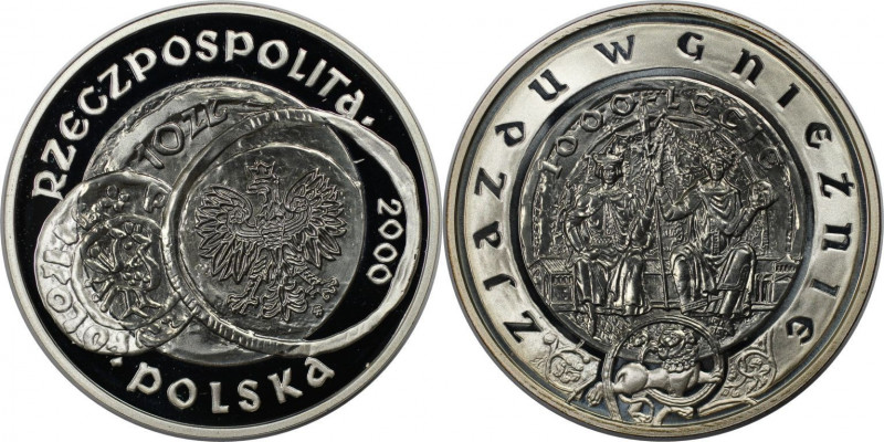 10 Zlotych 2000 
Europäische Münzen und Medaillen, Polen / Poland. Republik sei...