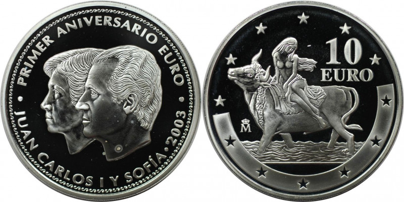 10 Euro 2003 
Europäische Münzen und Medaillen, Spanien / Spain. Europäische Wä...