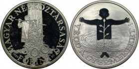500 Forint 1989 
Europäische Münzen und Medaillen, Ungarn / Hungary. Kinderfonds. 500 Forint 1989. 28,0 g. 0.900 Silber. 0.81 OZ. KM 670. Polierte Pl...