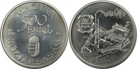 500 Forint 1994 
Europäische Münzen und Medaillen, Ungarn / Hungary. Altes Donaudampfschiff - Carolina. 500 Forint 1994. 31,46 g. 0.925 Silber. 0.94 ...