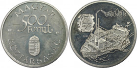 500 Forint 1994 
Europäische Münzen und Medaillen, Ungarn / Hungary. Altes Donaudampfschiff - Carolina. 500 Forint 1994. 31,46 g. 0.925 Silber. 0.94 ...